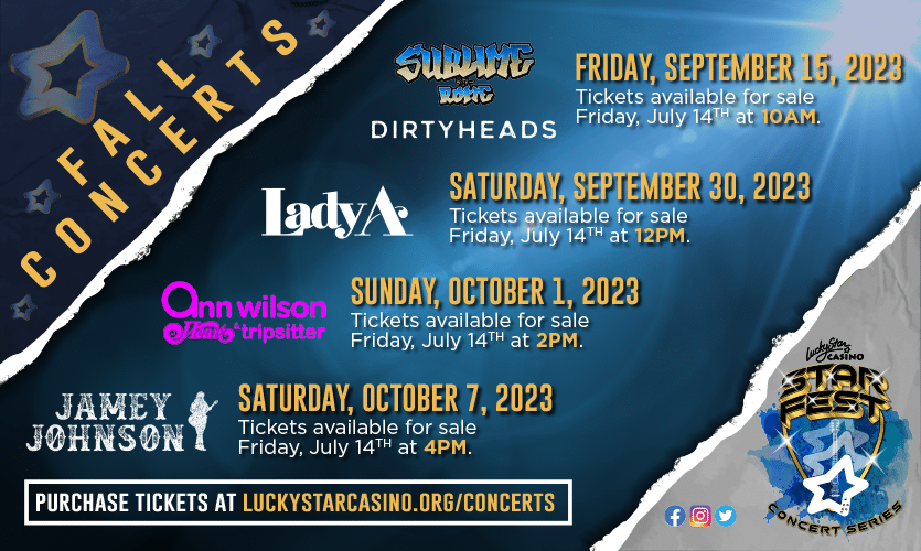 Fall Concerts