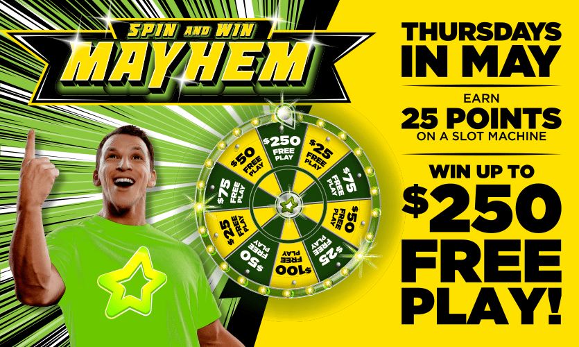 Spin and Win Mayhem Thursday