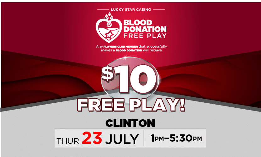 July Clinton Blood Drive