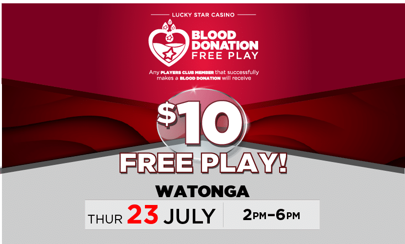 July Watonga Blood Drive