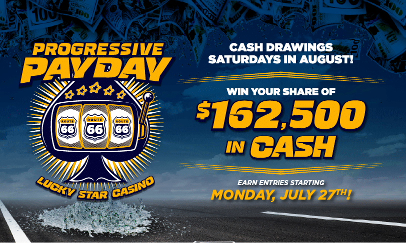 August Progressive Payday