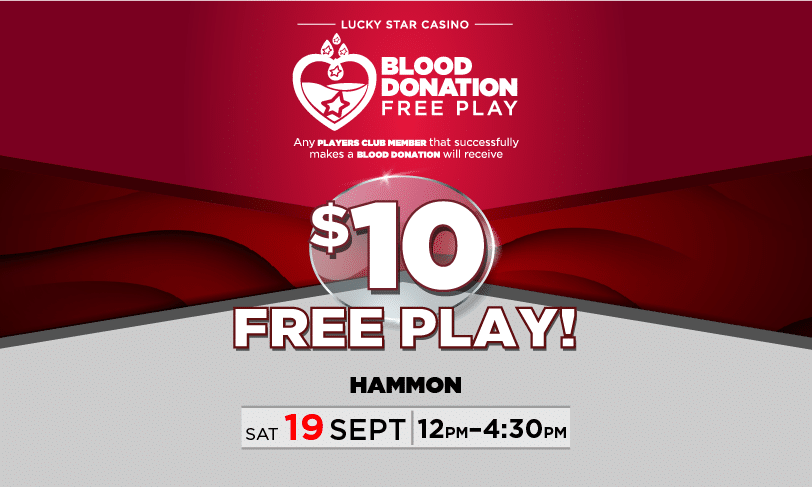 9/26 Hammon Blood Drive